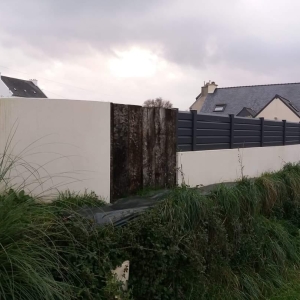 Mur de clôture
